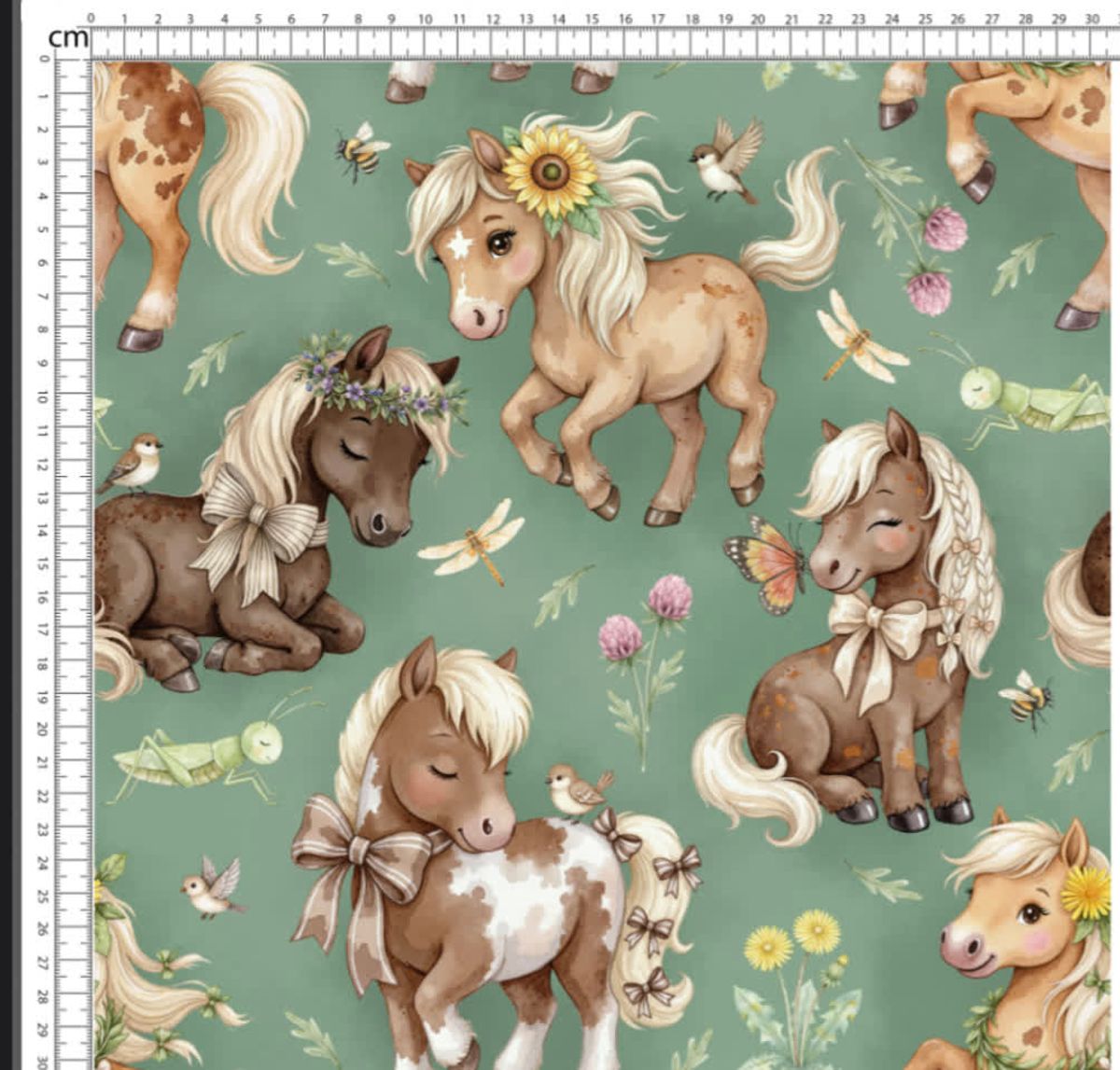 Ponygarden Moss - Jersey - Metervare 