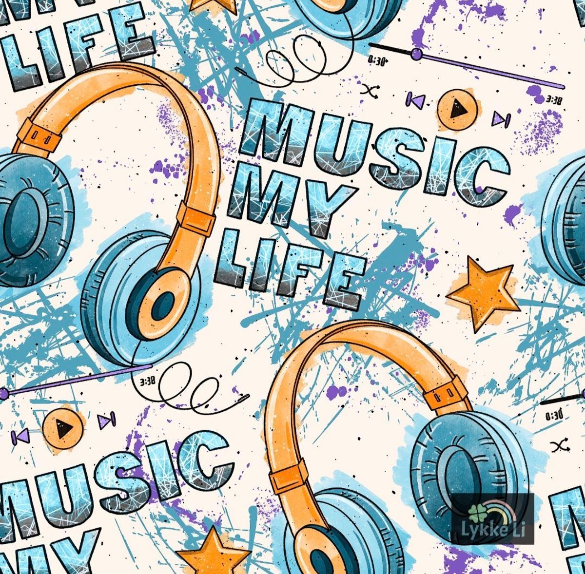 Feel the music - French Terry - Metervare