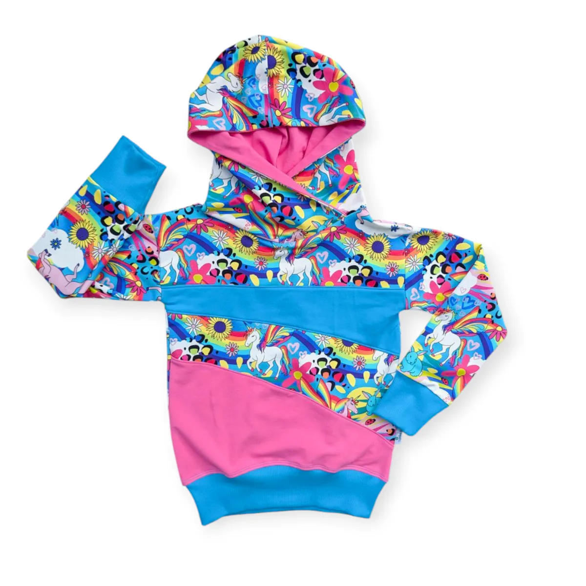 Enhjørningens Eventyr - French Terry - Metervare