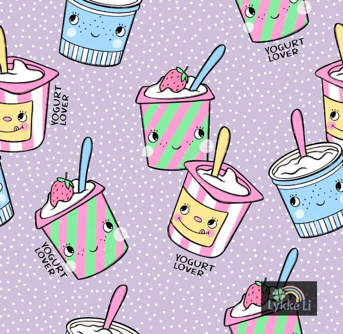 Yogurt Lover - French Terry - Metervare