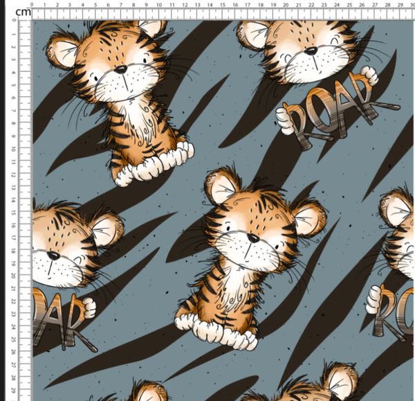 Hovedbilde Tiger Roar - Jersey - Metervare 