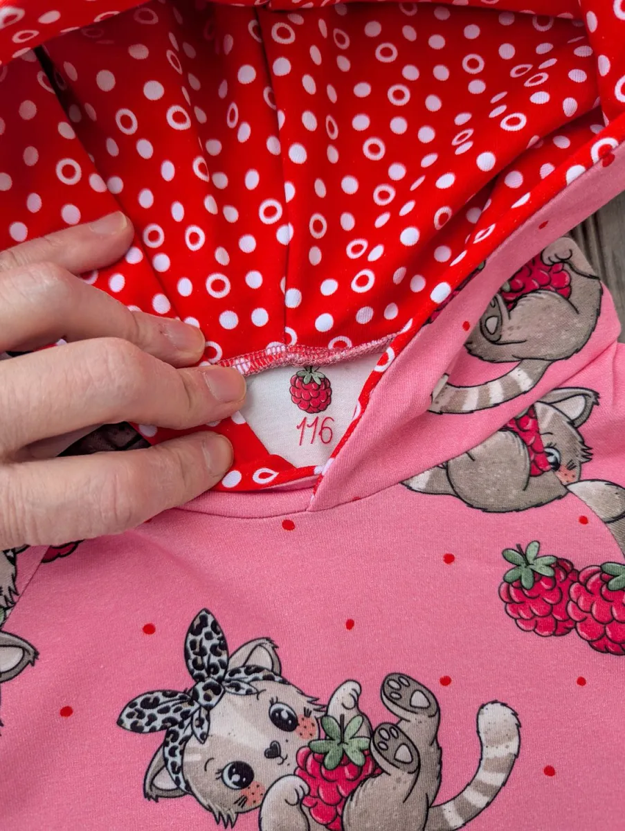 Pus & Bringebær - Jersey - Metervare